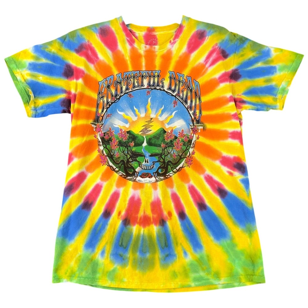 Sundog‎ Grateful Dead Shirt Mens Size M Tie Dye Double Sided Graphic Tee